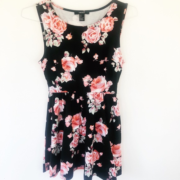 Forever 21 Dresses & Skirts - Forever 21 Floral Skater Dress